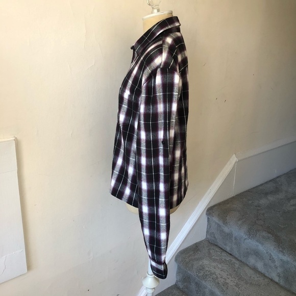 Joe’s Jeans The Shirt Plaid Embellished Buttondown - Picture 2 of 6